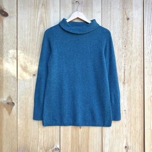 Talbots Mock Neck Cashmere Sweater Sz Small